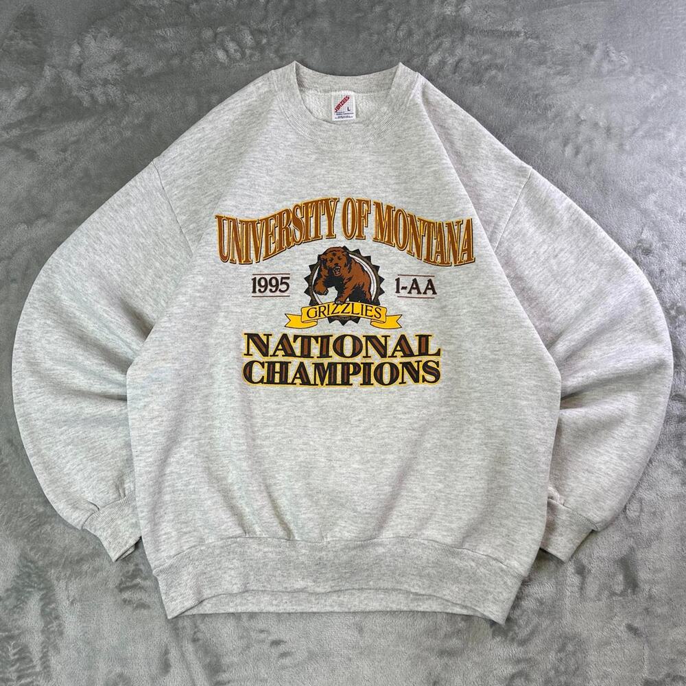 Vintage 90s Russell Athletic University of Montana Grizzlies Crewneck